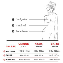 Oh Là Là Chéri Robe Excitement Noire Grande taille